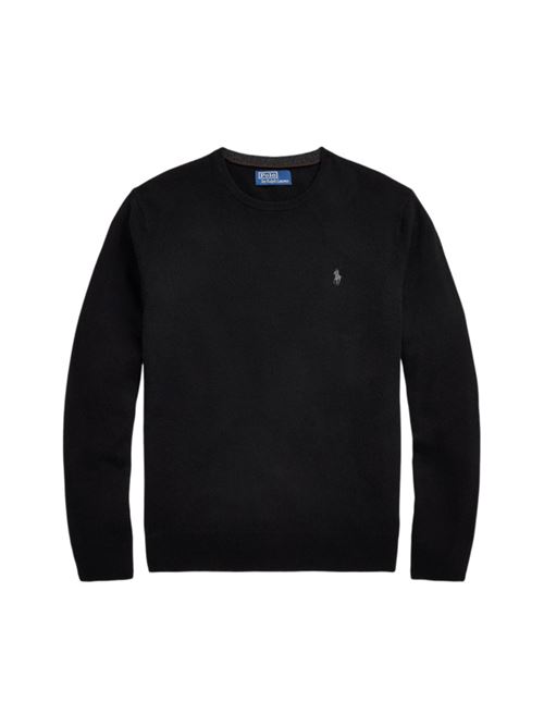 Maglia da uomo in lana, girocollo, colore black POLO RALPH LAUREN | 710974148003